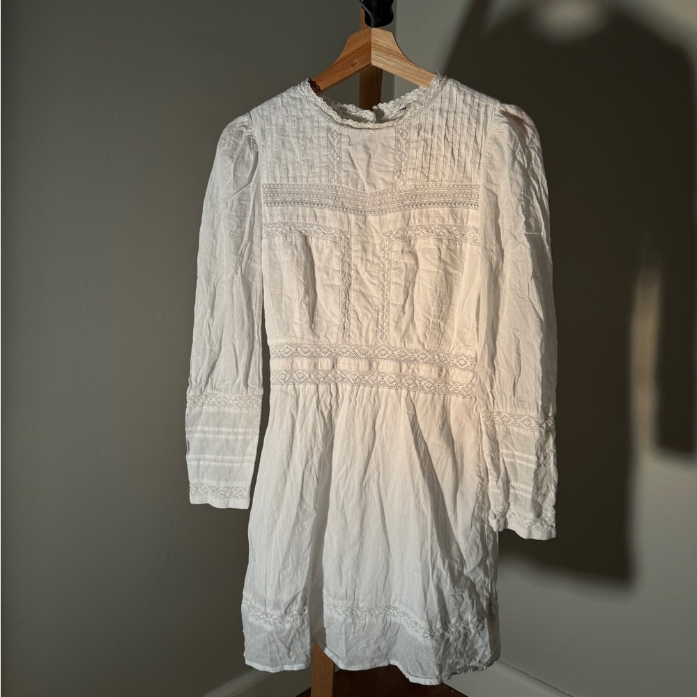 Reformation White Prairie Dress